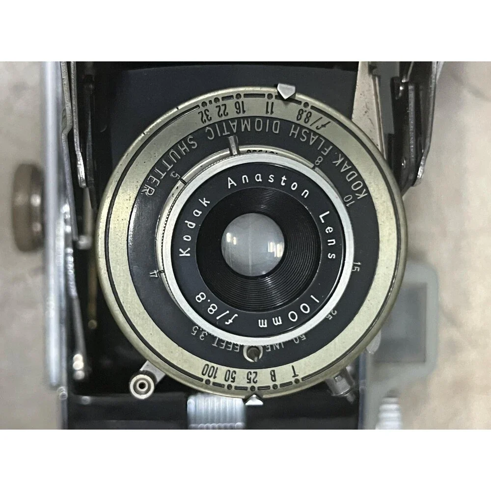 Kodak Tourist II Camera Anaston lens Diomatic shutter B-C Flasholder untested